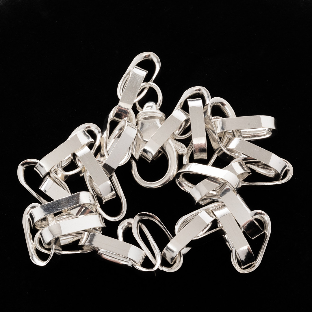 COLLIER, Sterlingsilver.