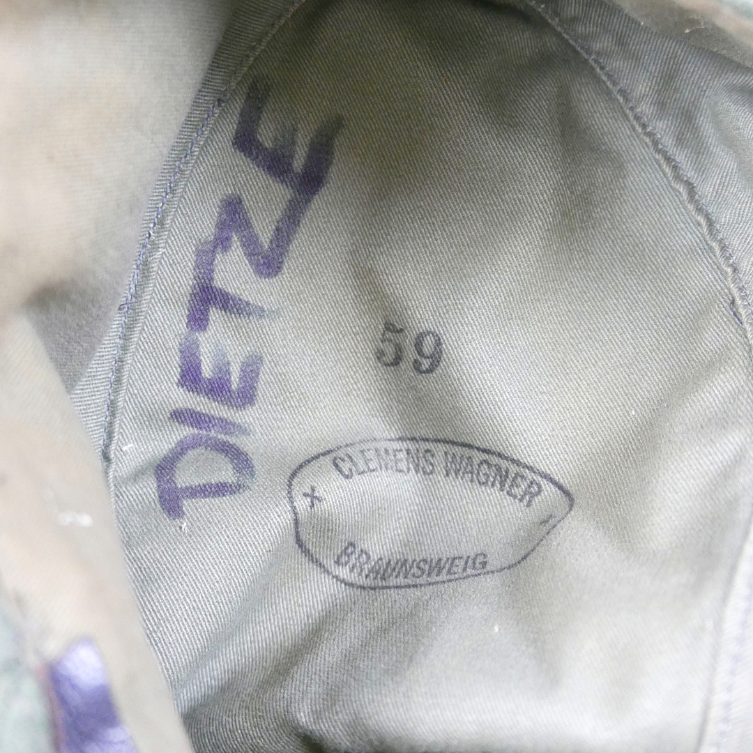 ONE US AND SIX GERMAN WORLD WAR II STYLE MILITARY CAPS.