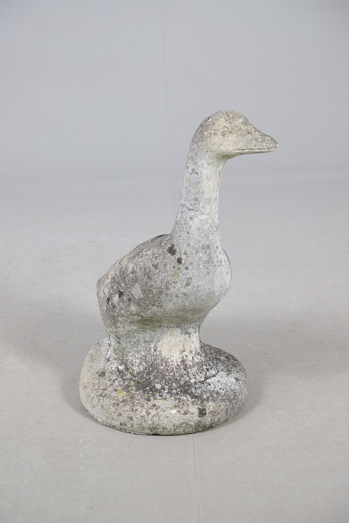 A MODERN CONCRETE MODEL OF A GOOSE.