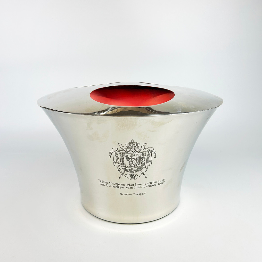 ADVERTISING CHAMPAGNE COOLER.
