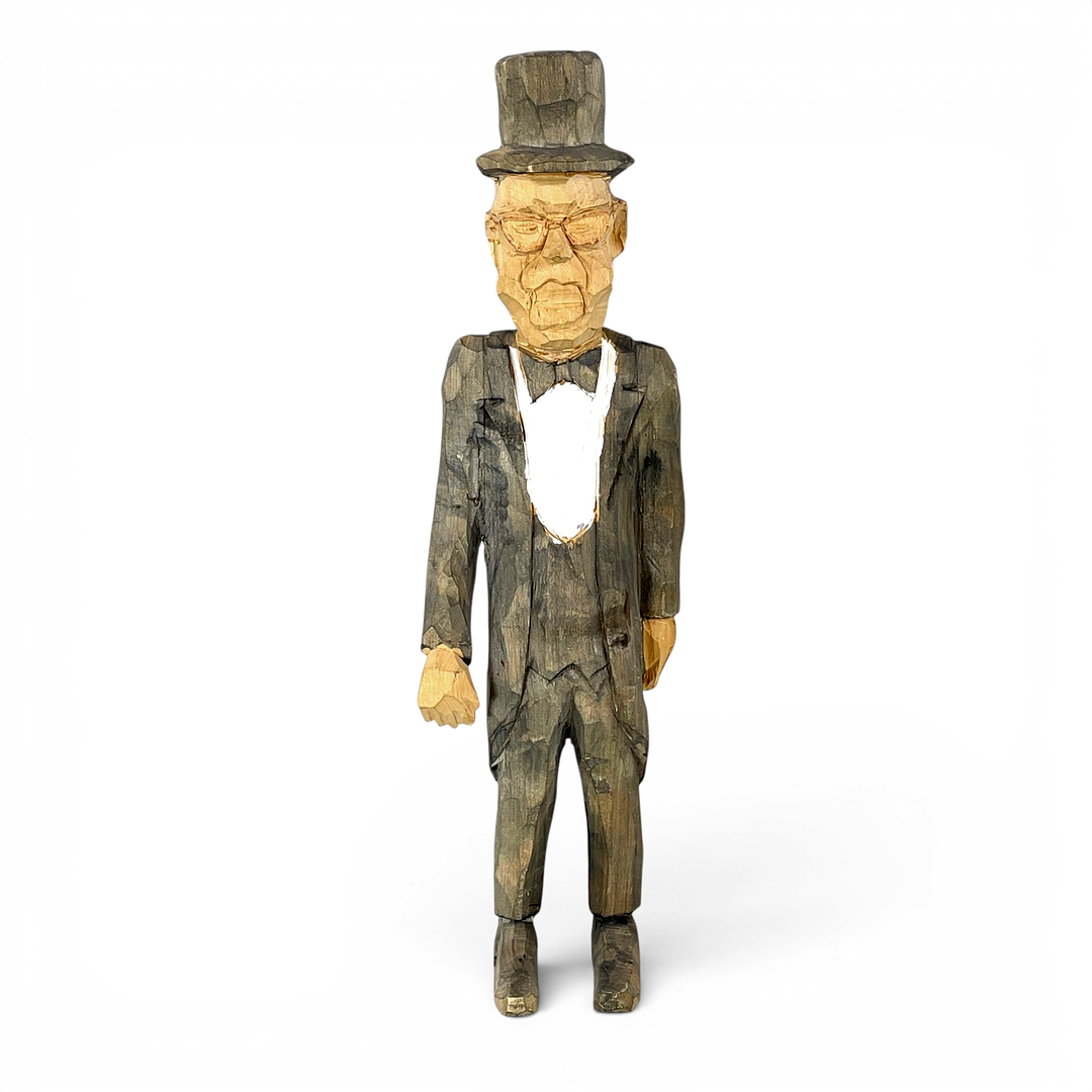 WERNER SJÖBERG (1920-1992). Skulptur, snidat trä, 1900-tal, monogramsignerad W.S.