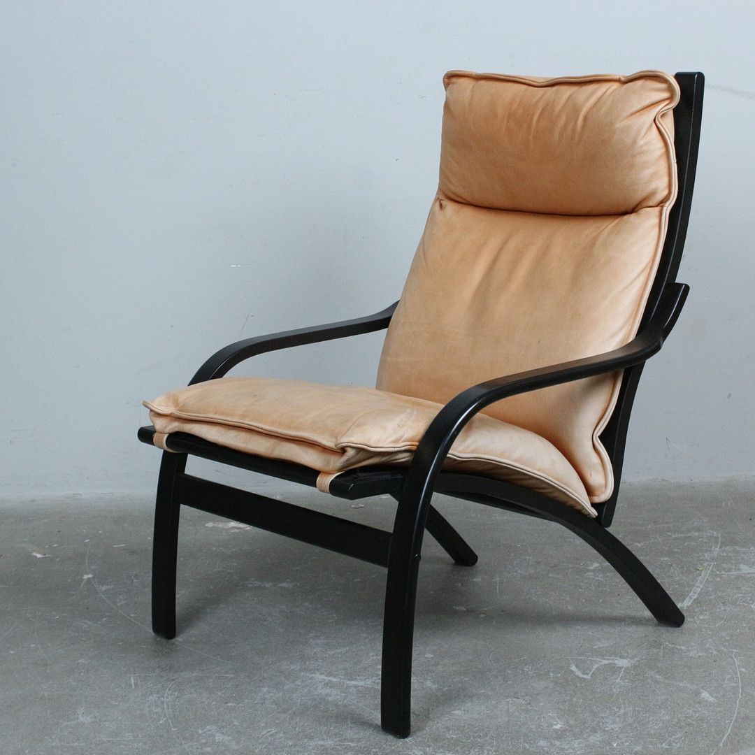 MOGENS HANSEN. Loungesessel, Modell '' MH-101 '' der 1970er, Denmark.
