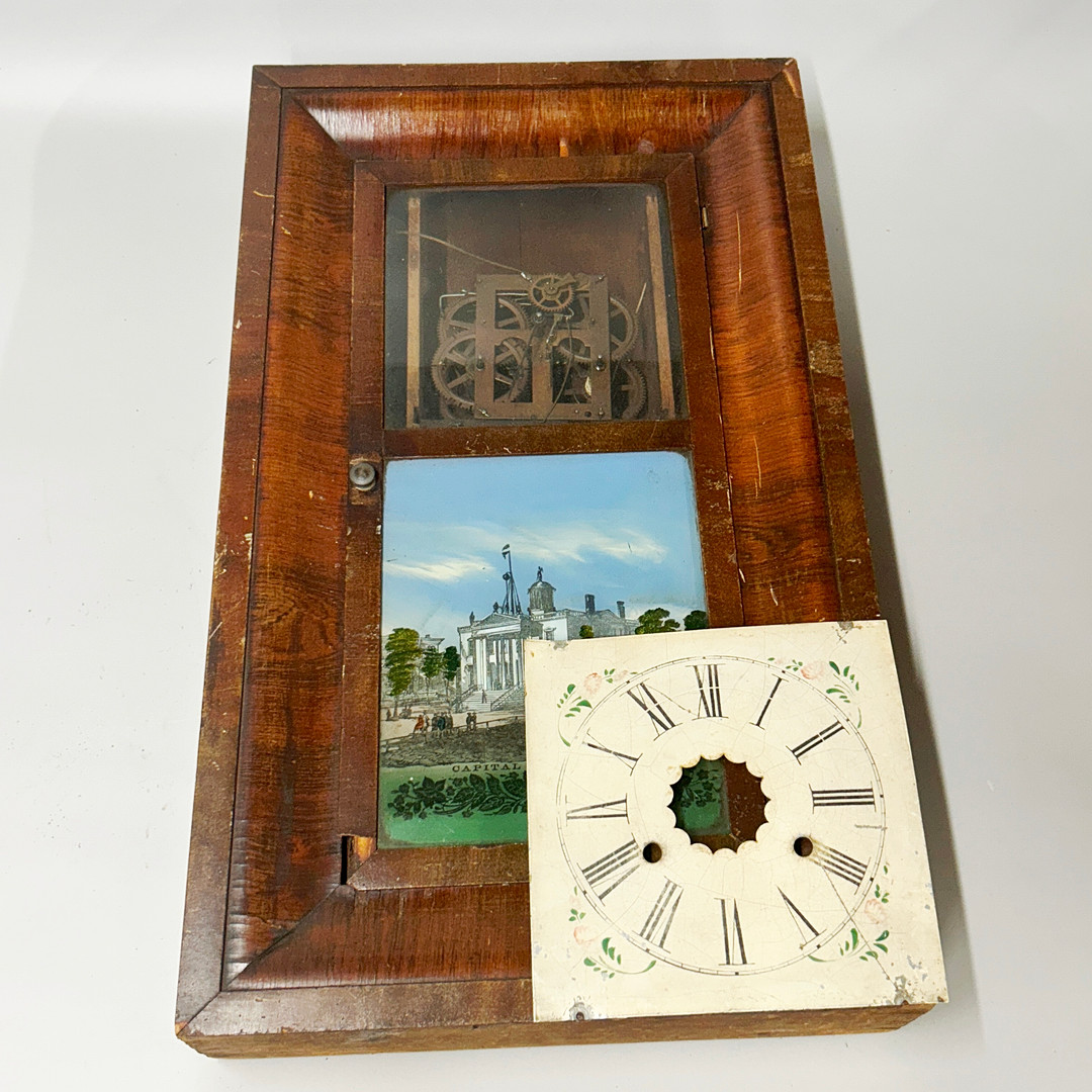 OGEE WALL CLOCK.