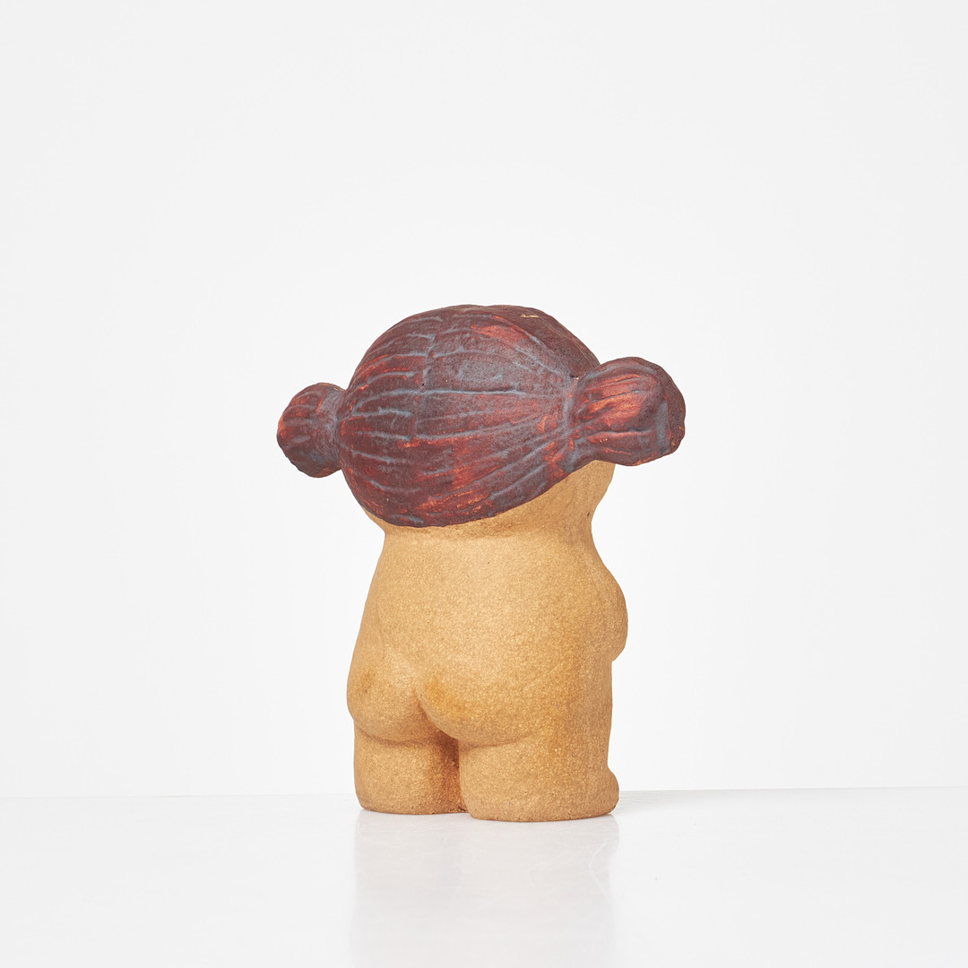 LISA LARSON. “Eva”, delvis glaserad stengods, Gustavsberg