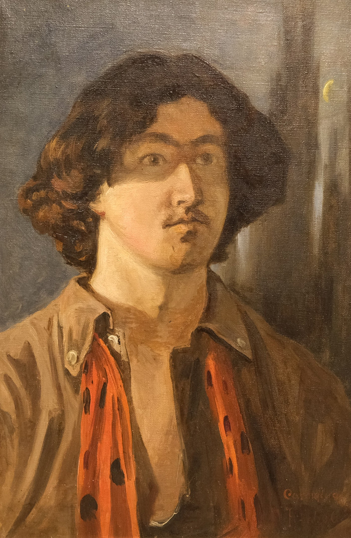 FREDERIK WINTHER. OLJA PÅ DUK. PORTRÄTT.