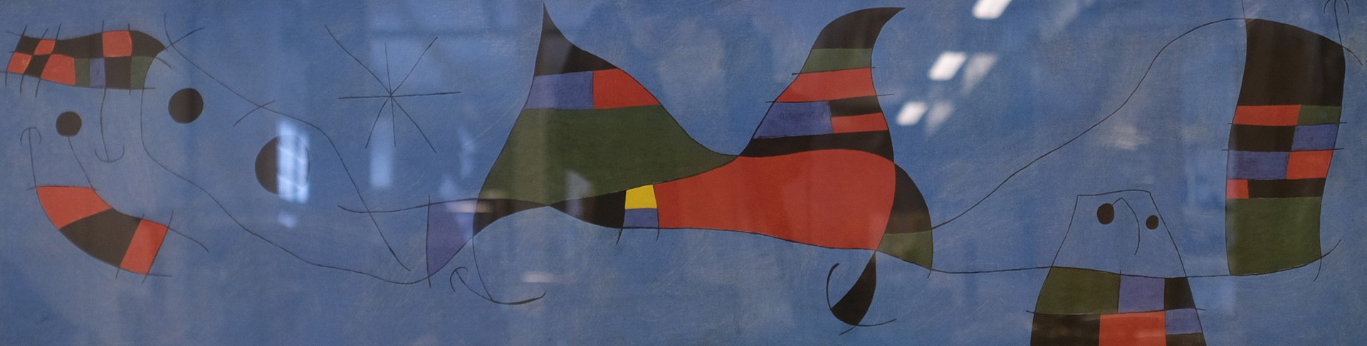 UTSTÄLLNINGSPLANSCH, JOAN MIRÓ, LOUISIANA MUSEUM.
