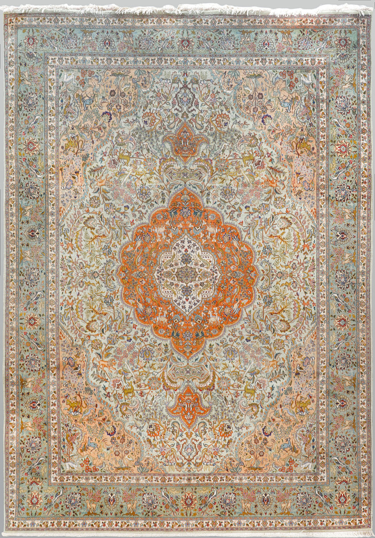 MATTA. Semiantik Figural Täbriz s.k takatabi, 350 x 250 cm.