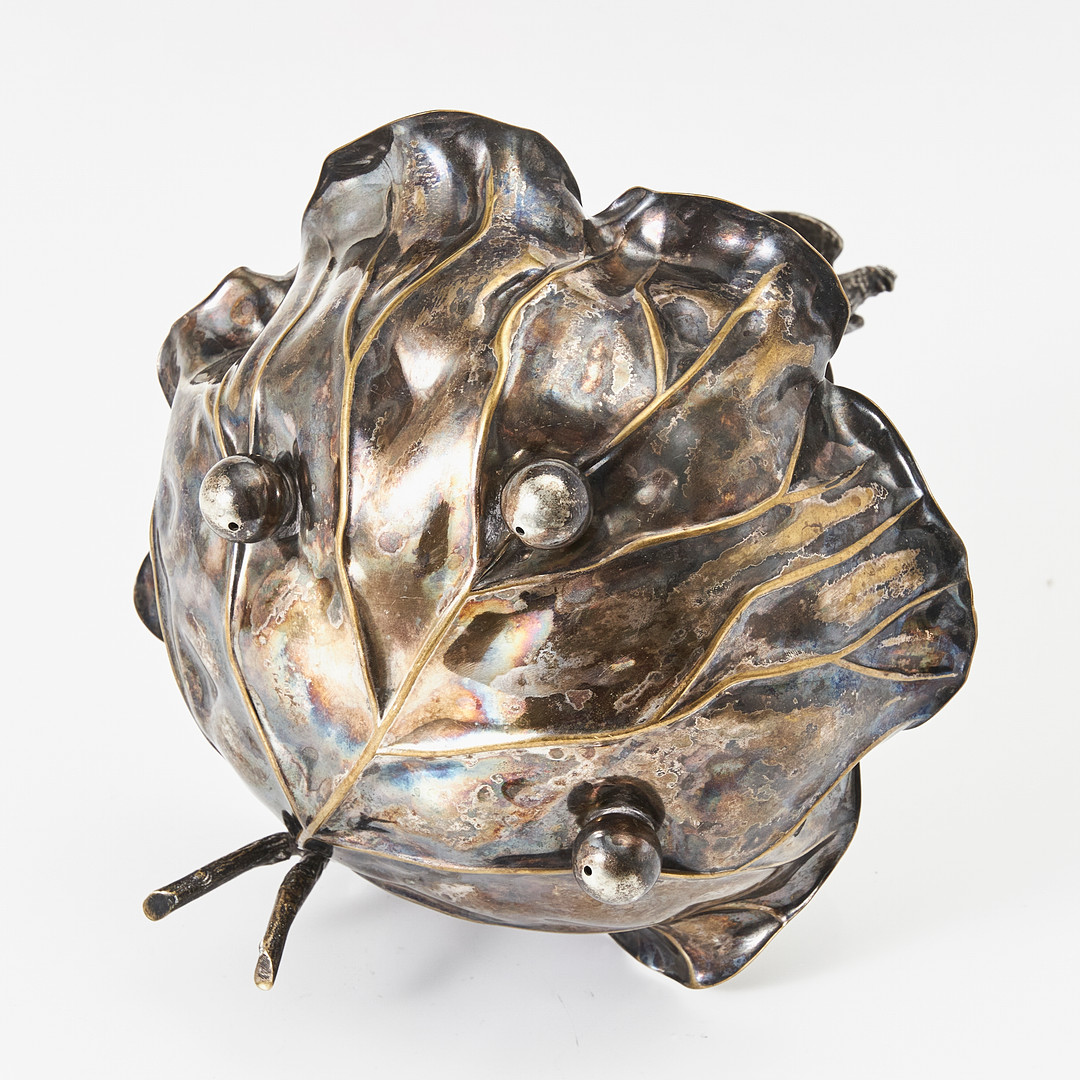SKÅL, nysilver, 1800-talets slut.