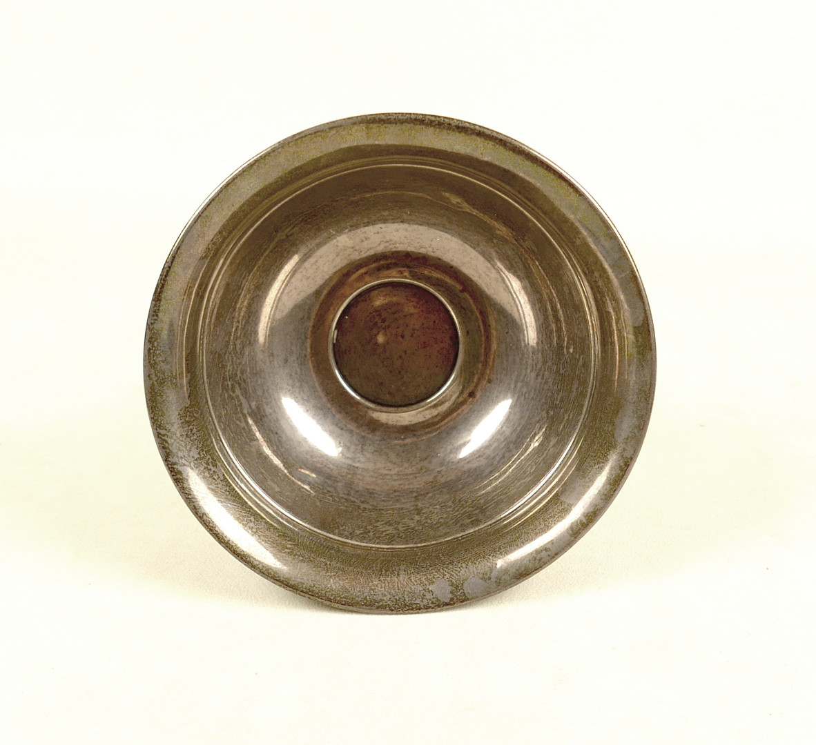 A GEORGE V SILVER BOWL.