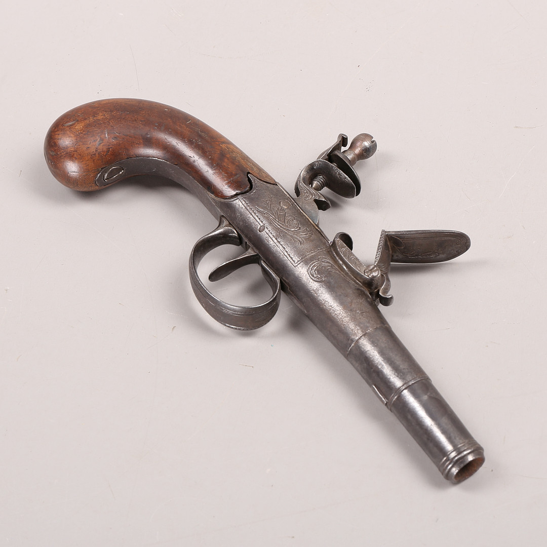 FLINTLÅSPISTOL, 1700-tal.