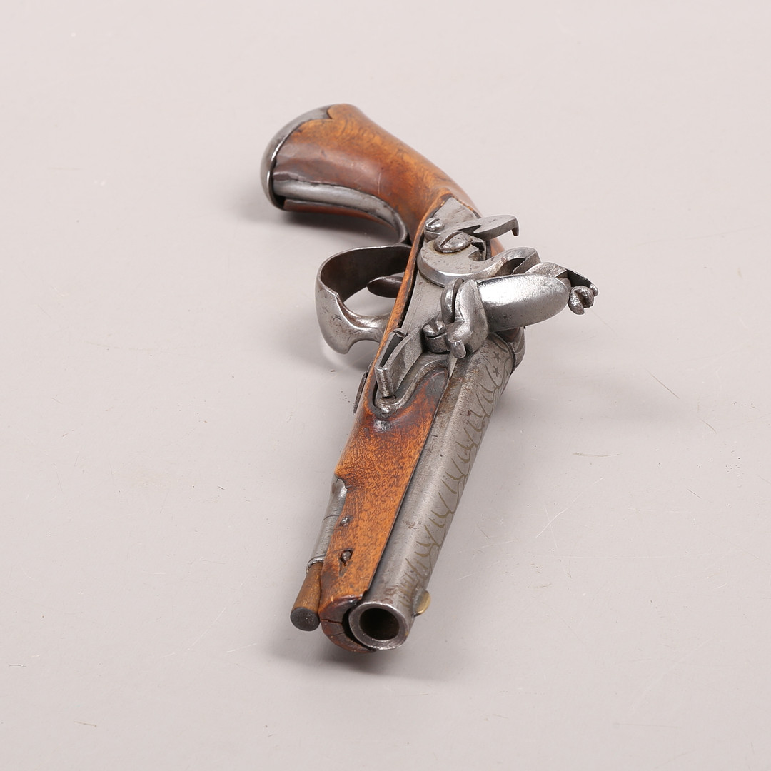 FLINTLÅSPISTOL, 1700-tal.
