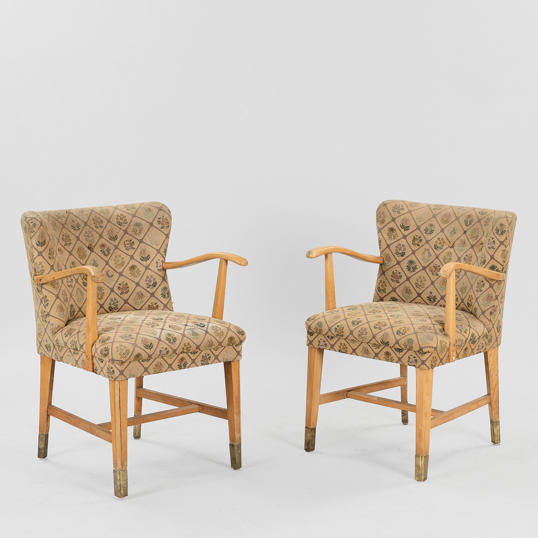 Par armstole af bøg, 1940-50'erne (2).
