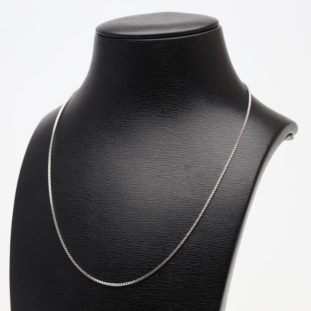 KEDJA venezia, vitguld 18K, vikt ca 3 gram.