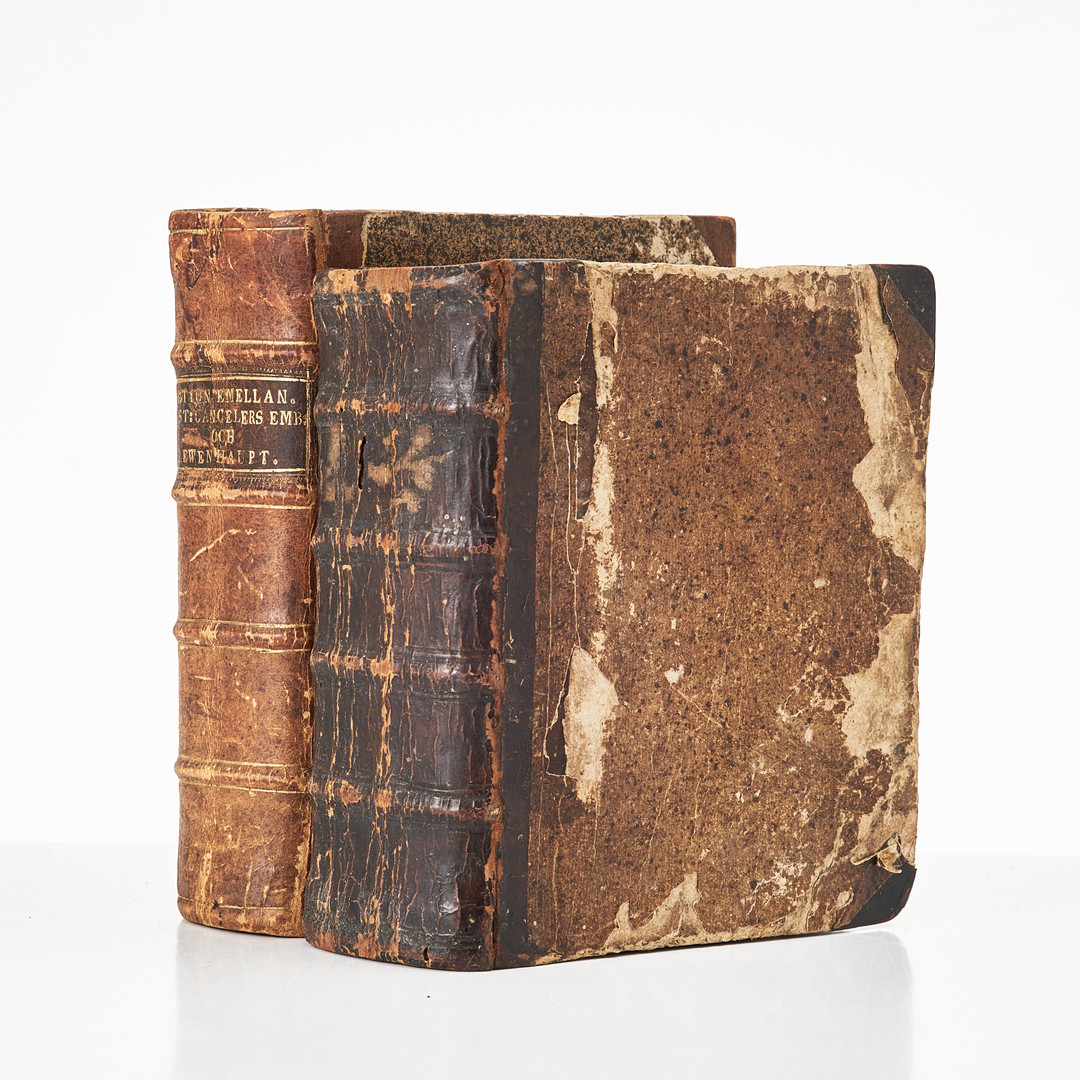 KRIGET I FINLAND, LIKPREDIKNINGAR, bl.a. Lewenhaupt, 1700-TAL, 2 volymer.