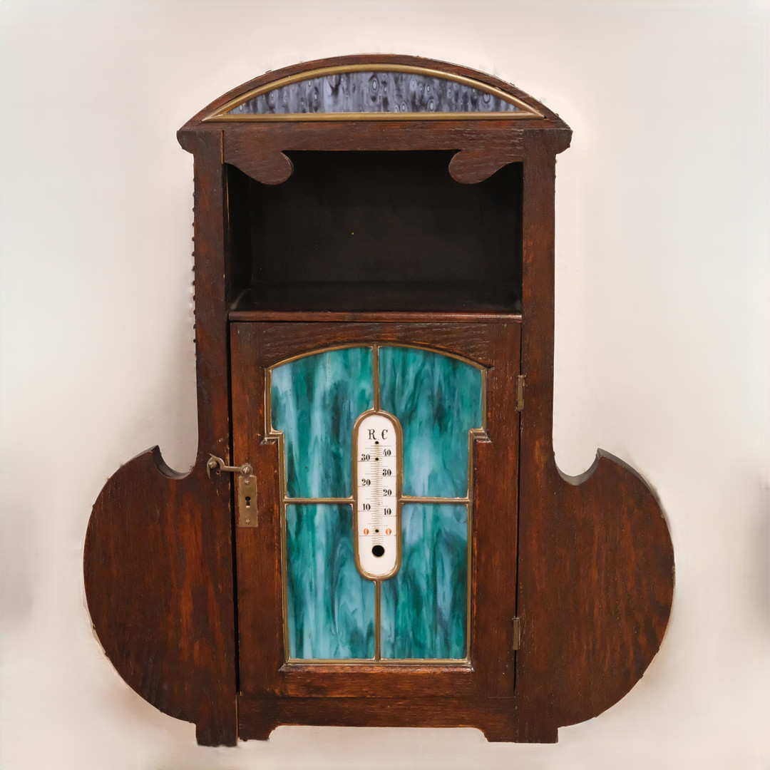 VÄGGSKÅP, JUGENDSTIL, 1900-TAL.