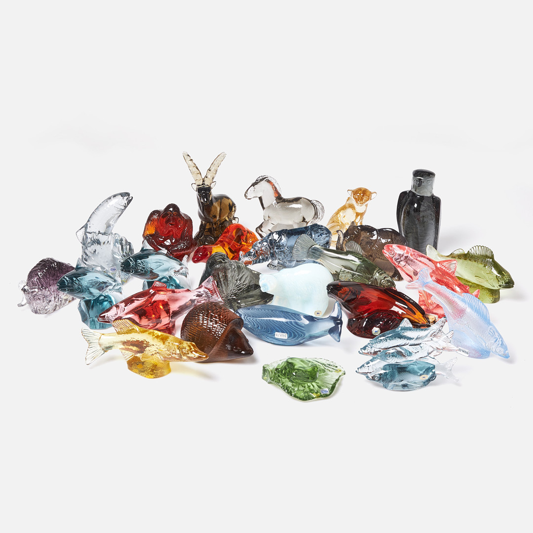 PAUL HOFF. Figuriner, 26+1 st, för WWF, Kosta, Reijmyre & Svenskt Glas, limiterad upplaga.