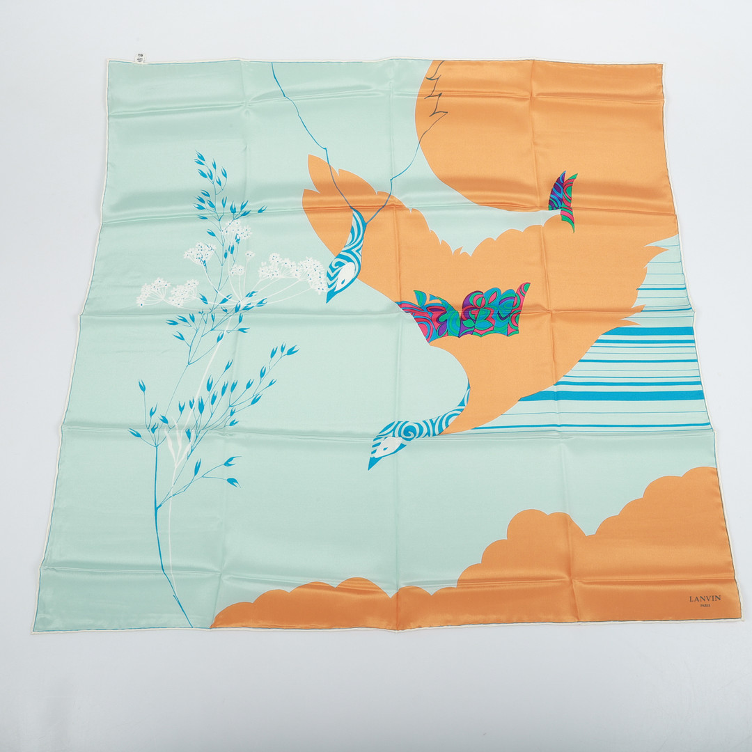 LANVIN. Scarf, siden, Paris.