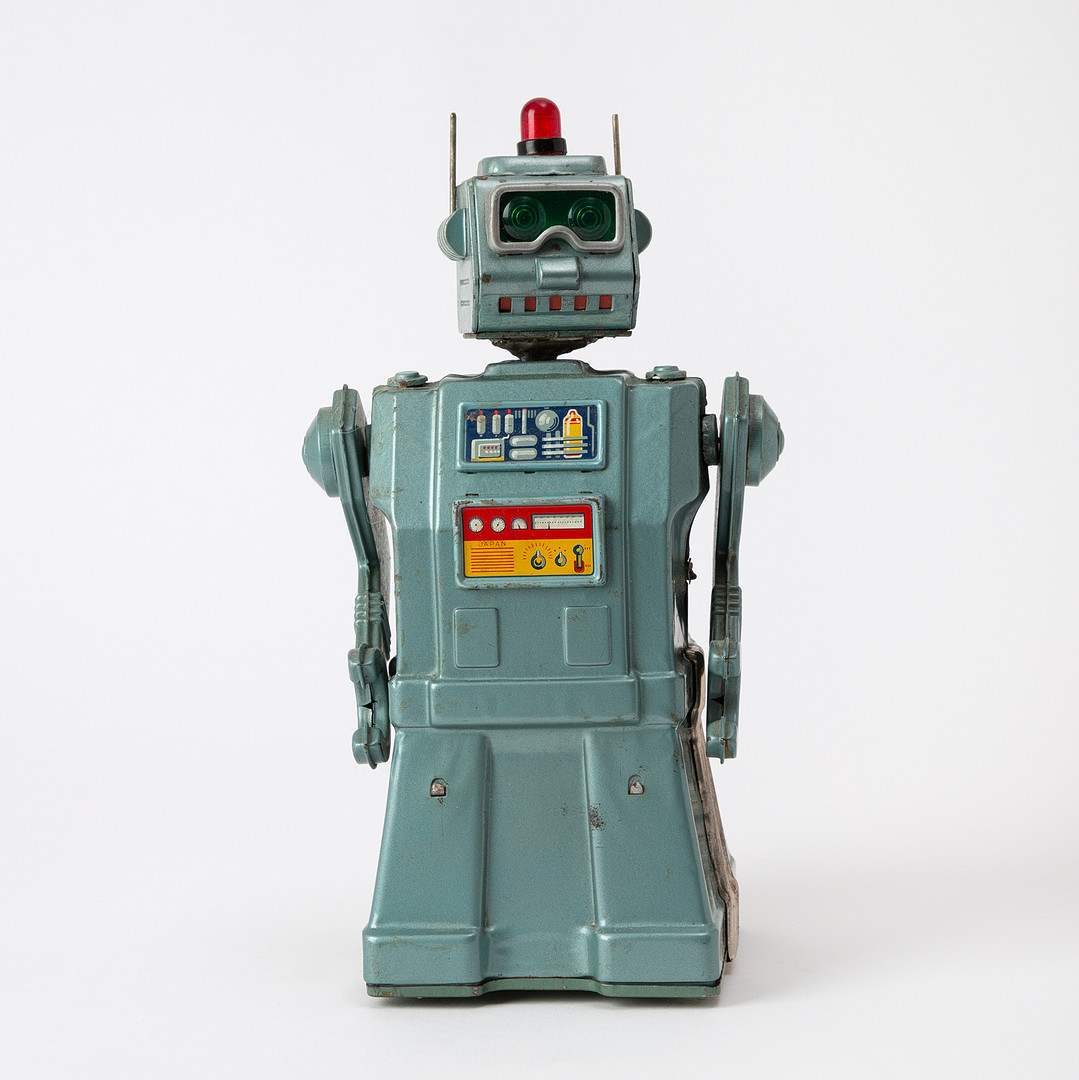 YONEZAWA. "Directional Robot", plåt, Japan, 1950/60-tal.