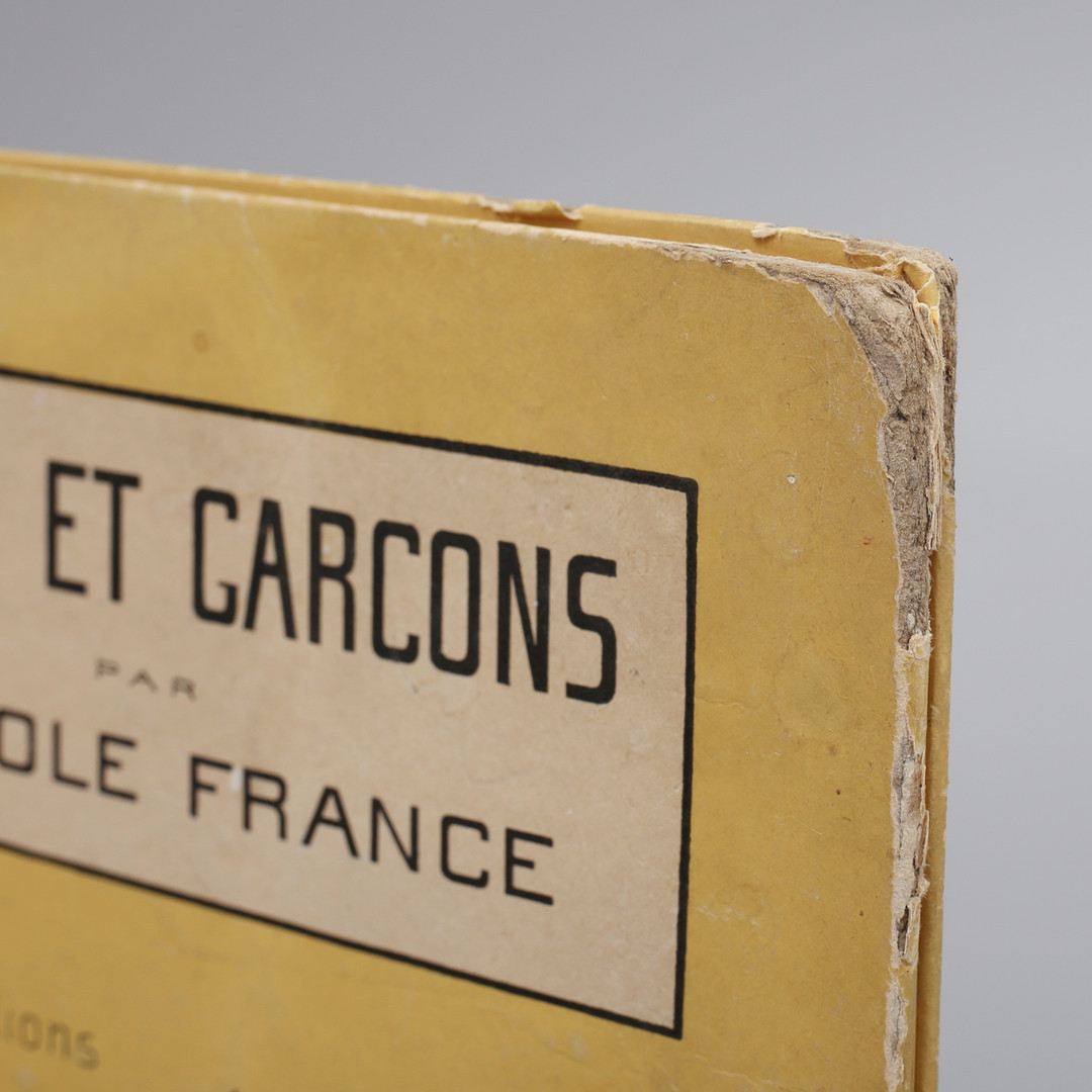 ANATOLE FRANCE. Barnbok, "Filles et Garcons", Frankrike, 1800/1900-tal.