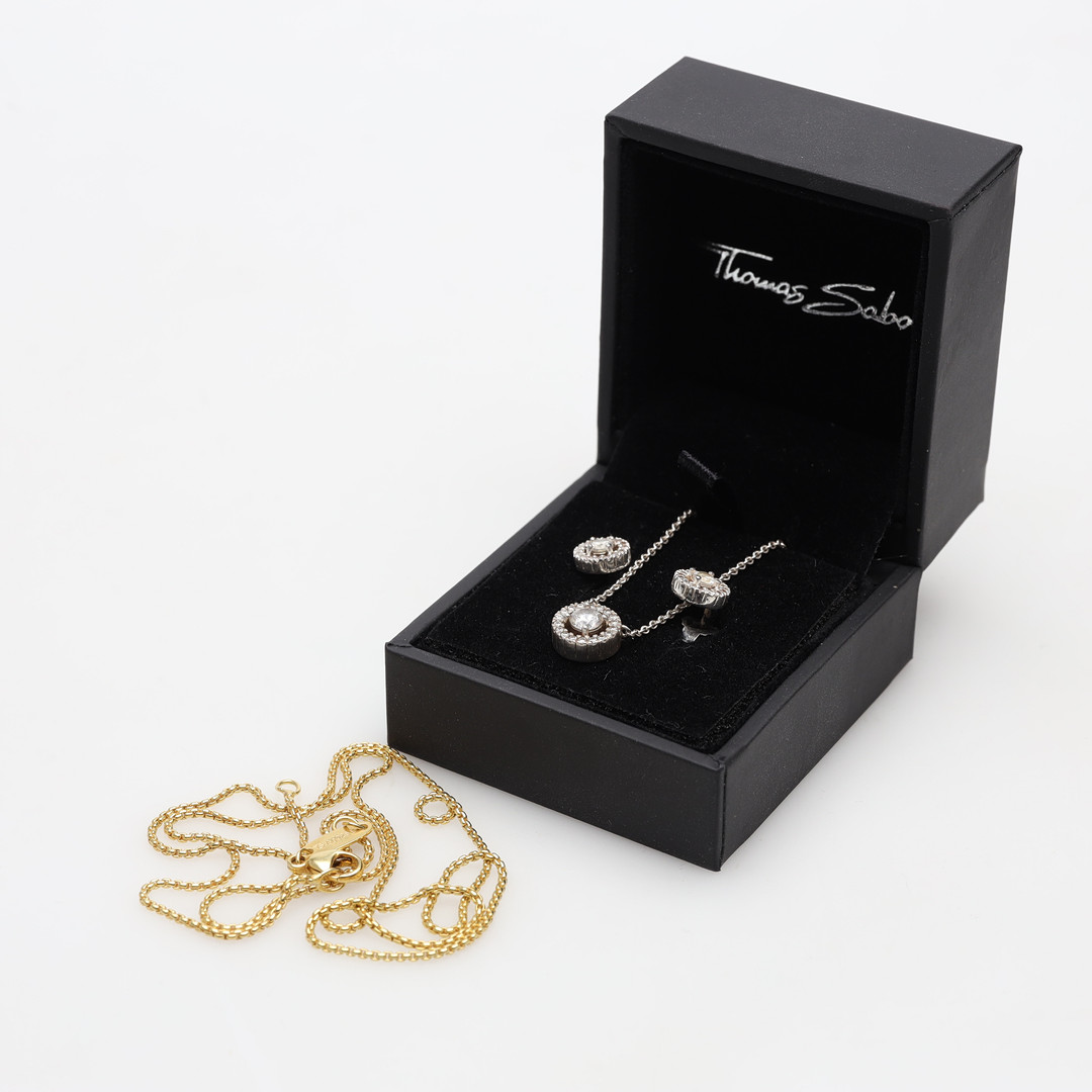 THOMAS SABO. SMYCKEN, 4 delar, silver, bruttovikt ca 8,7 gram.