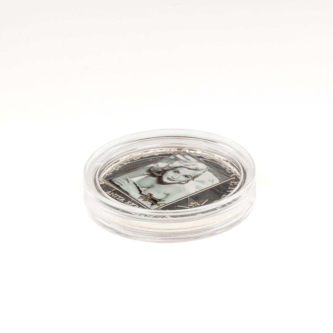 5 DOLLARS. Sterlingsilver. Cook Islands Hollywood Anita Ekberg.