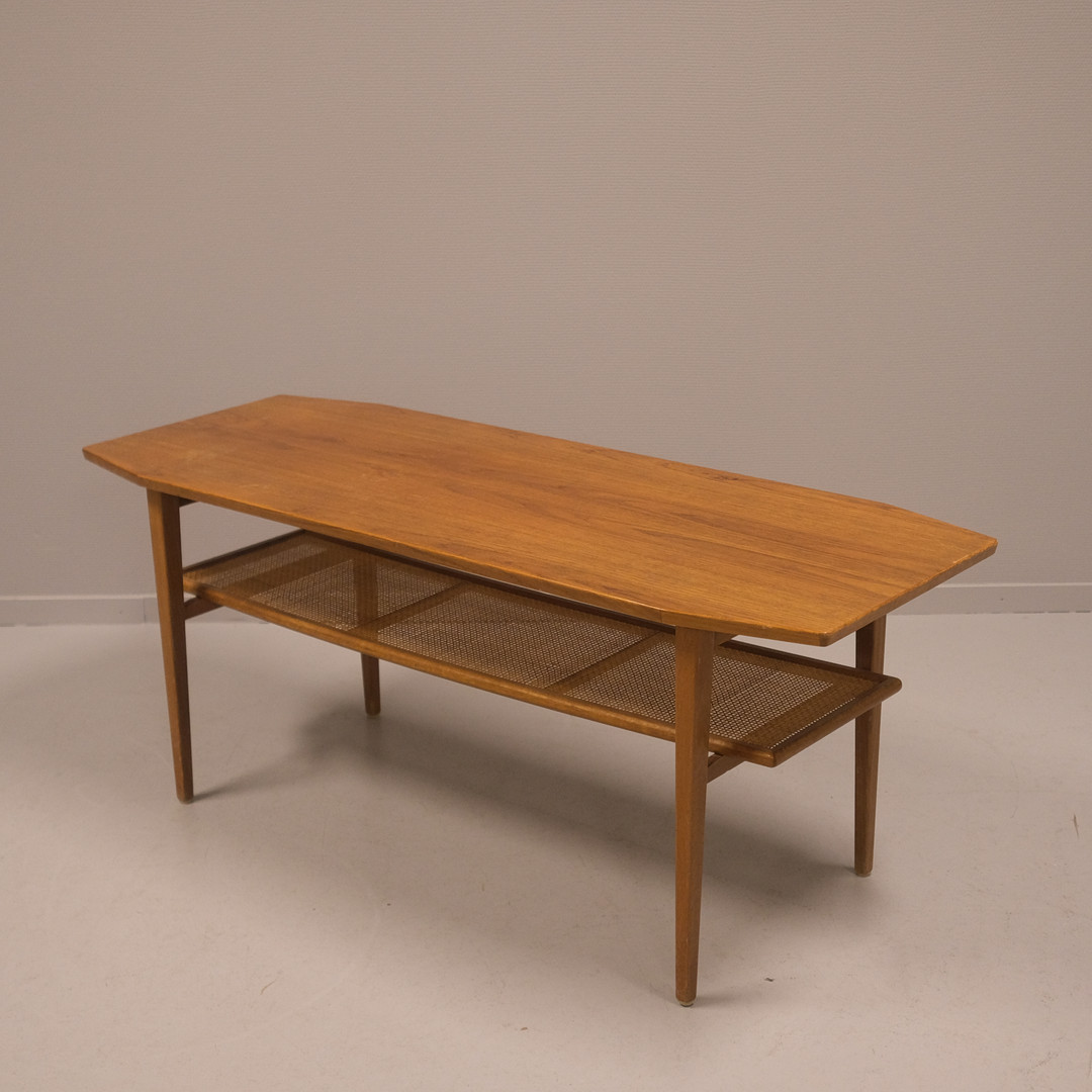 SOFFBORD, TEAK, 1960-TALET.