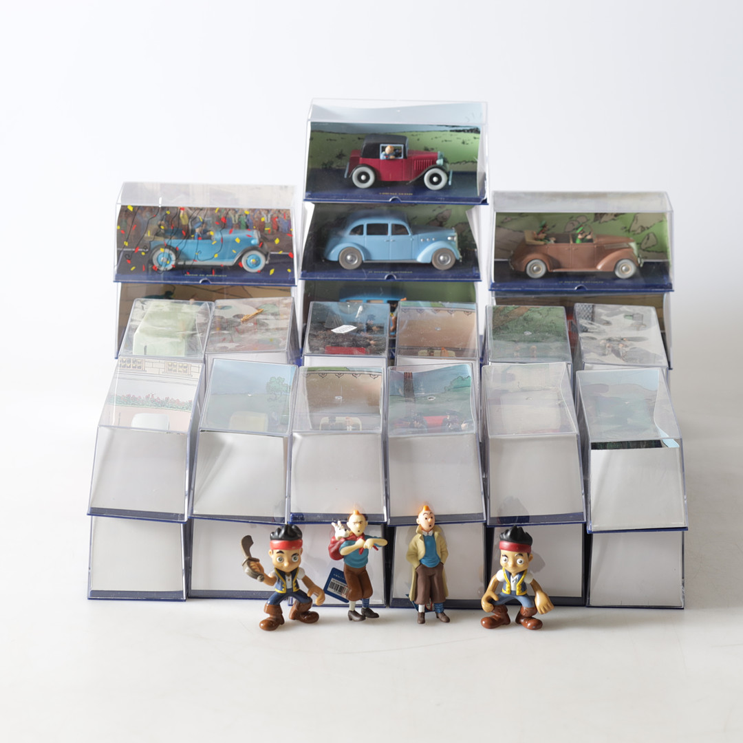 MODELLBILAR, 34 st. Tintin, Hergé-Moulinsart, 2000-tal.