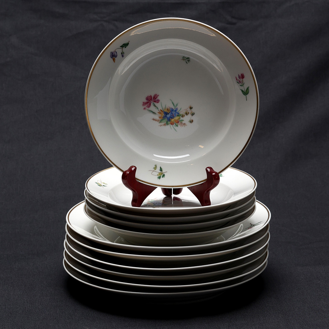 SERVISDELAR. 11 delar, "Primavera", Royal Copenhagen, 1890-1973, 2.a sortering.