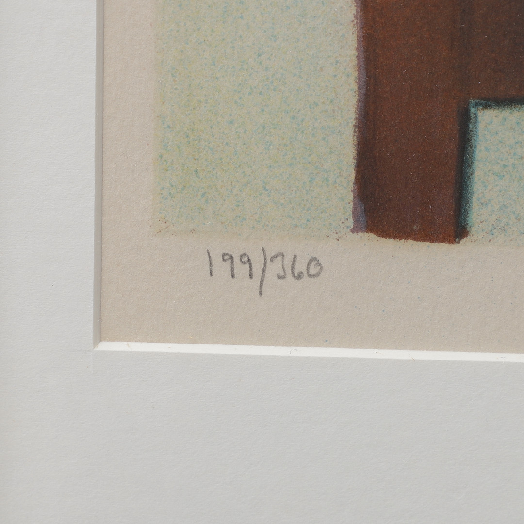 EINAR JOLIN. Färglitografi, signerad och numrerad 199/360.