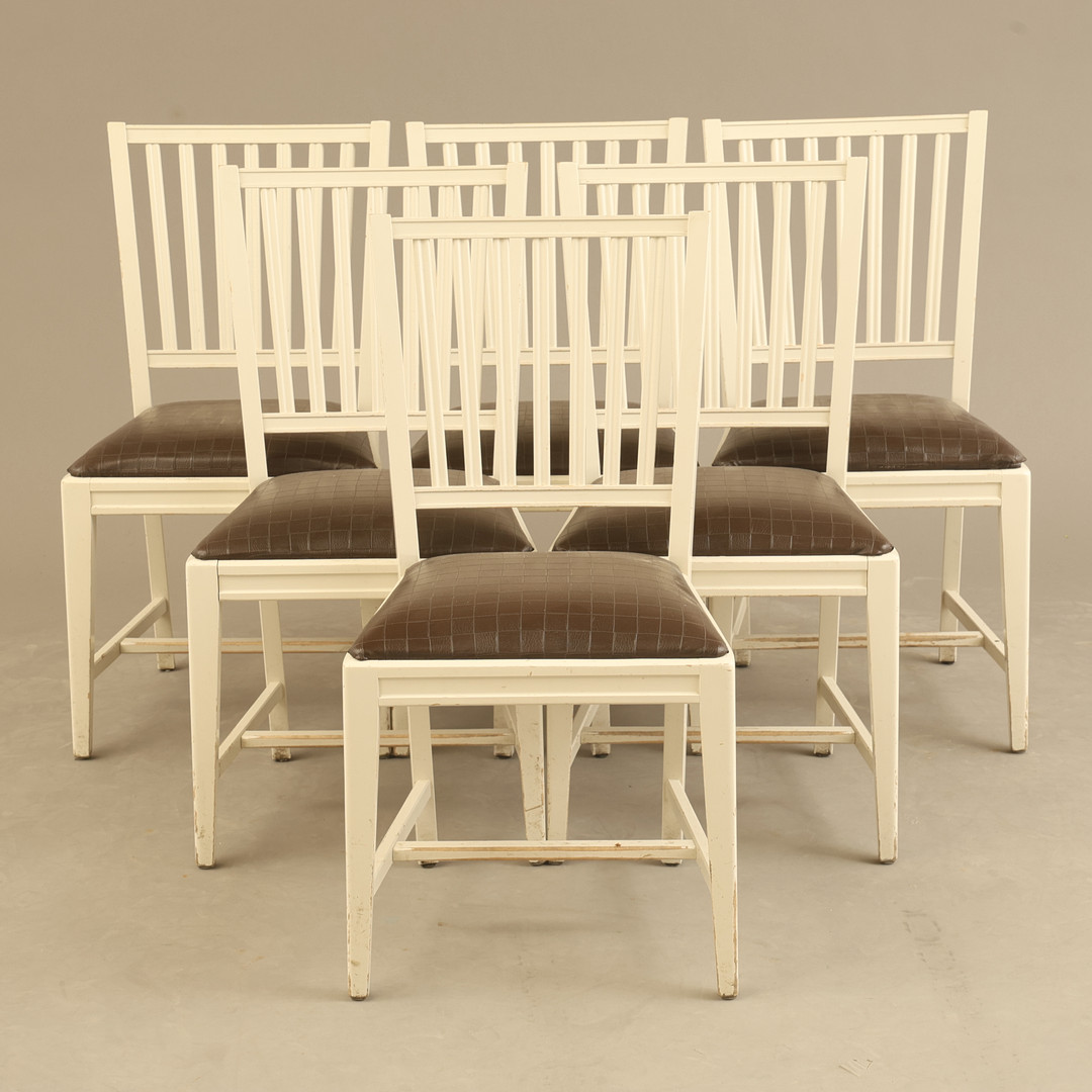 STOLAR, 6 st, Gustaviansk stil, leksandsmodell.