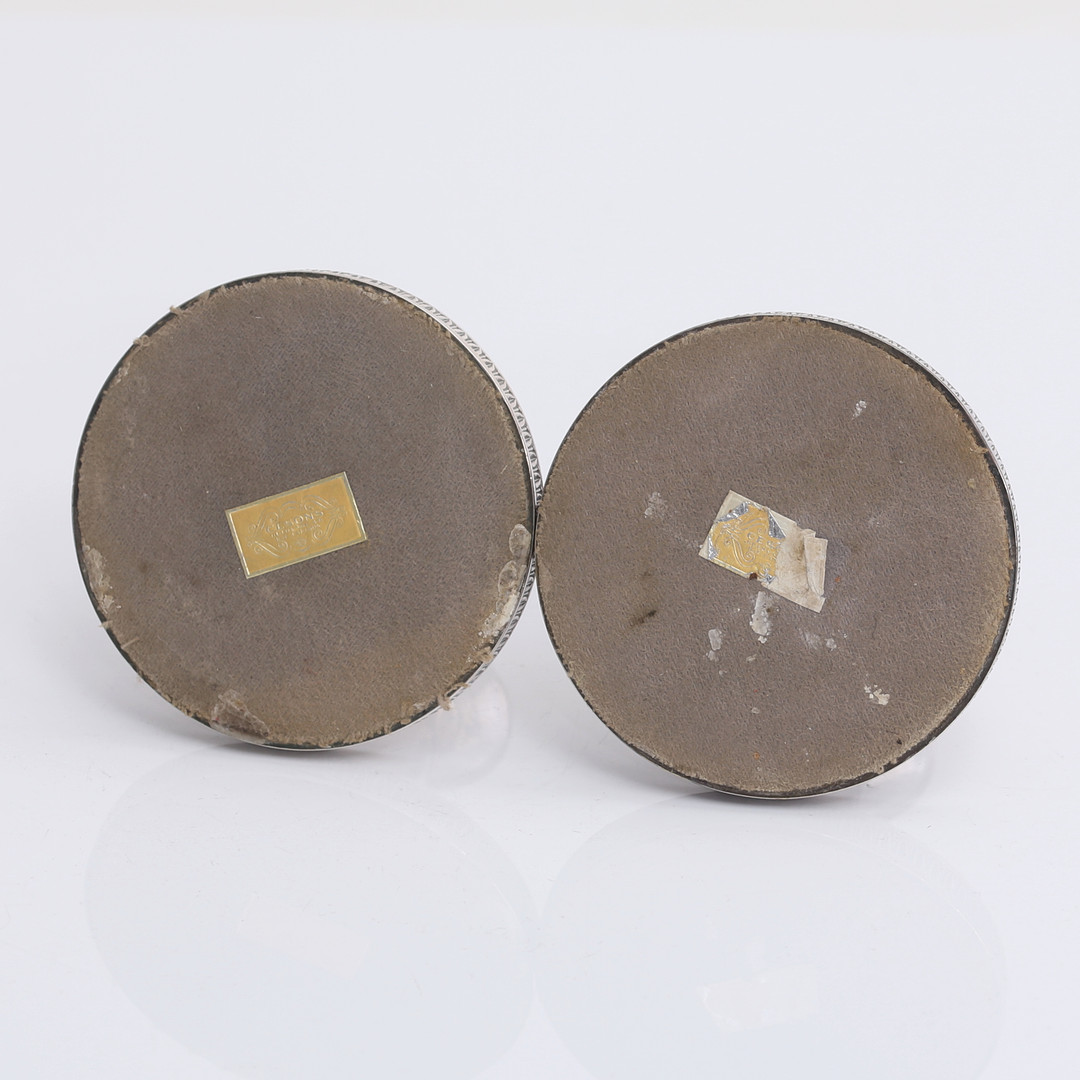 SILVER, ljusstakar, ett par, K&EC, 1958, totalvikt 298 gram.