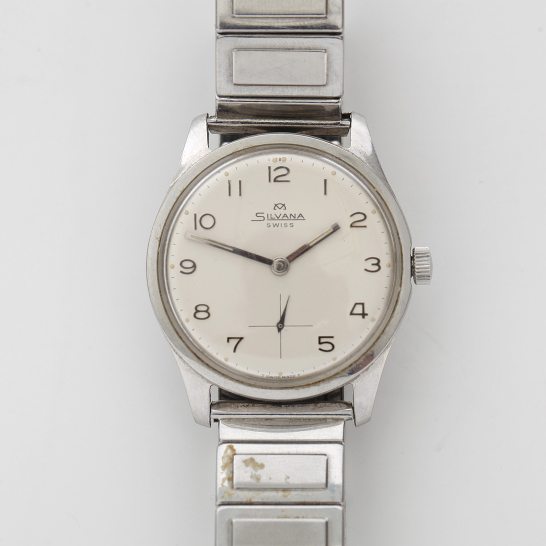 ARMBANDSUR SILVANA Swiss, Manuell, 1950-tal.