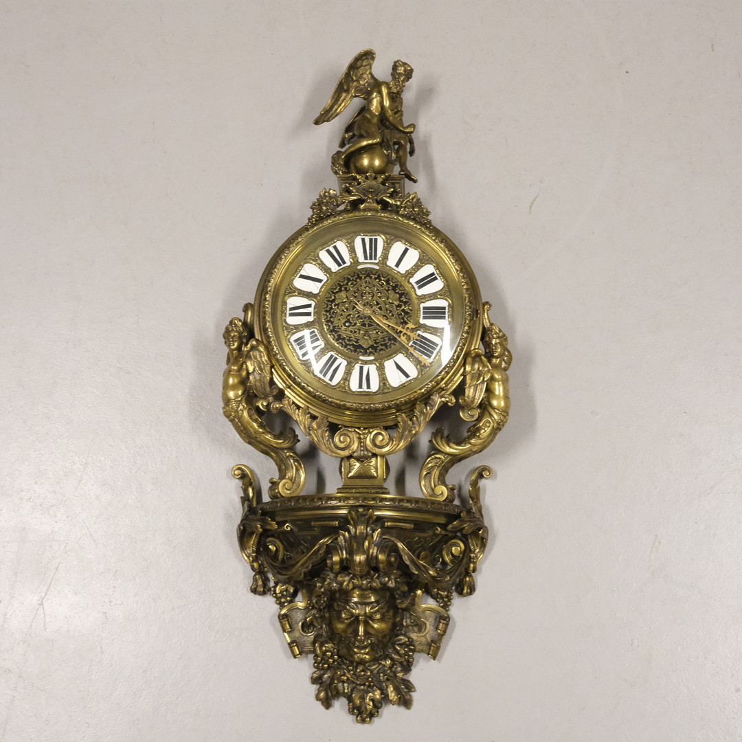 KARTELLUR, LEROLLE FRÈRES, PARIS, FÖRGYLLD BRONS, OMKRING 1900.