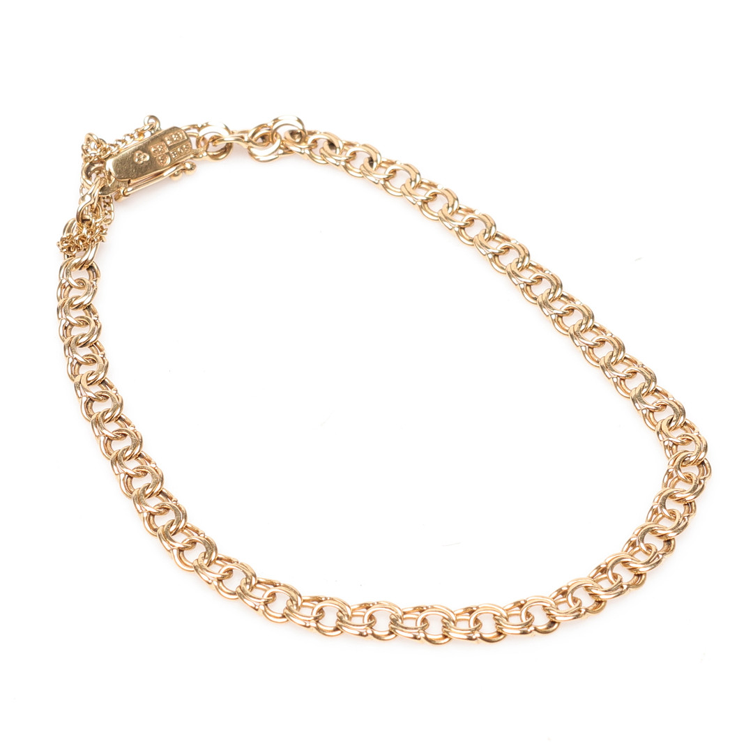 ARMBAND, bismarckslänk, vikt ca 5.5gram.