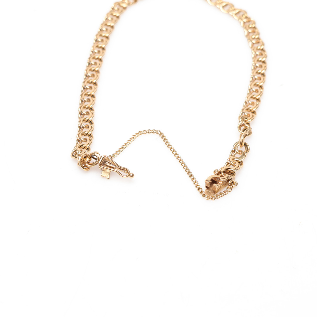 ARMBAND, bismarckslänk, vikt ca 5.5gram.