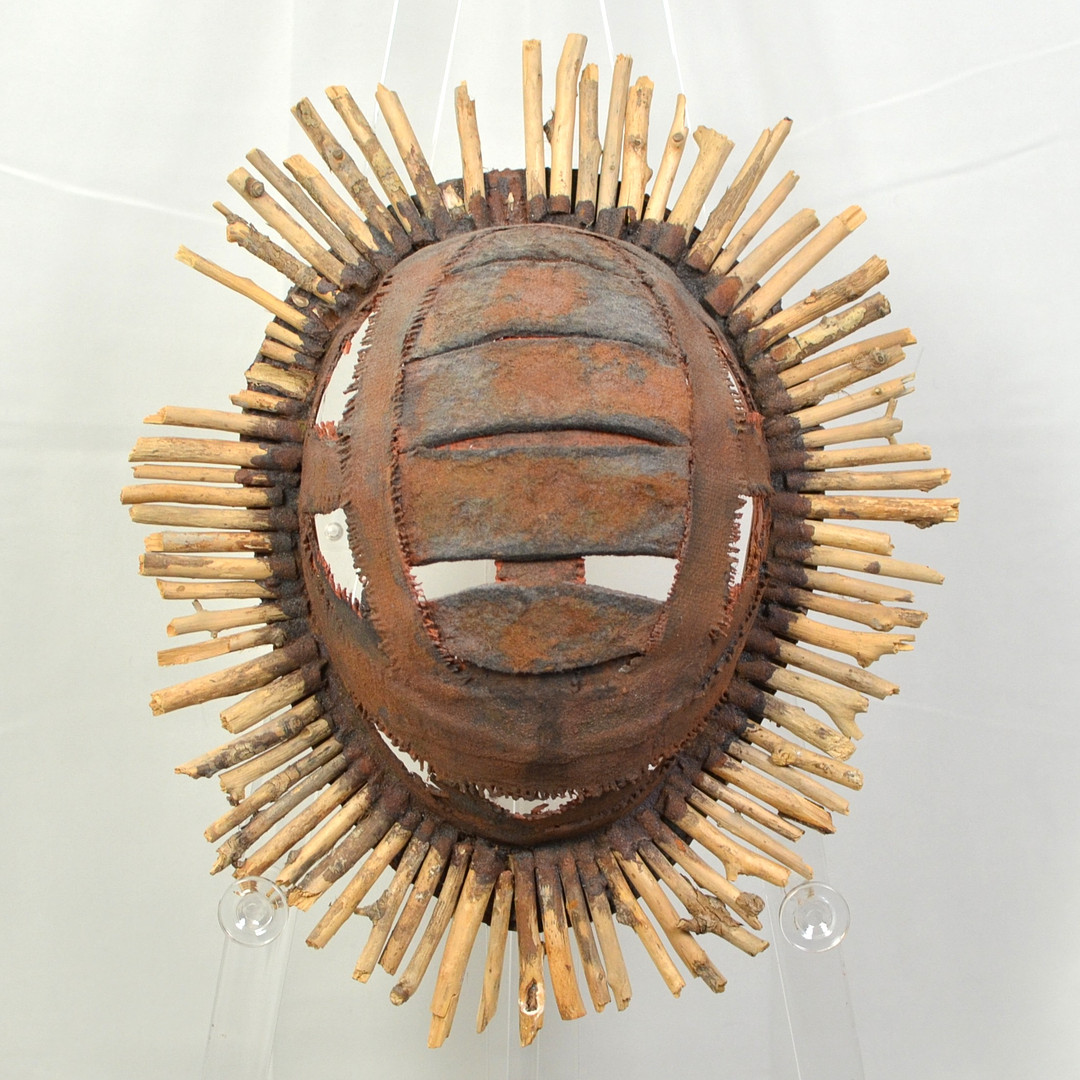 FRANZ STANISLAUS MRKVICKA (1950). MASKE MIT HÖLZERN, SPÄTES 20. JAHRHUNDERT.