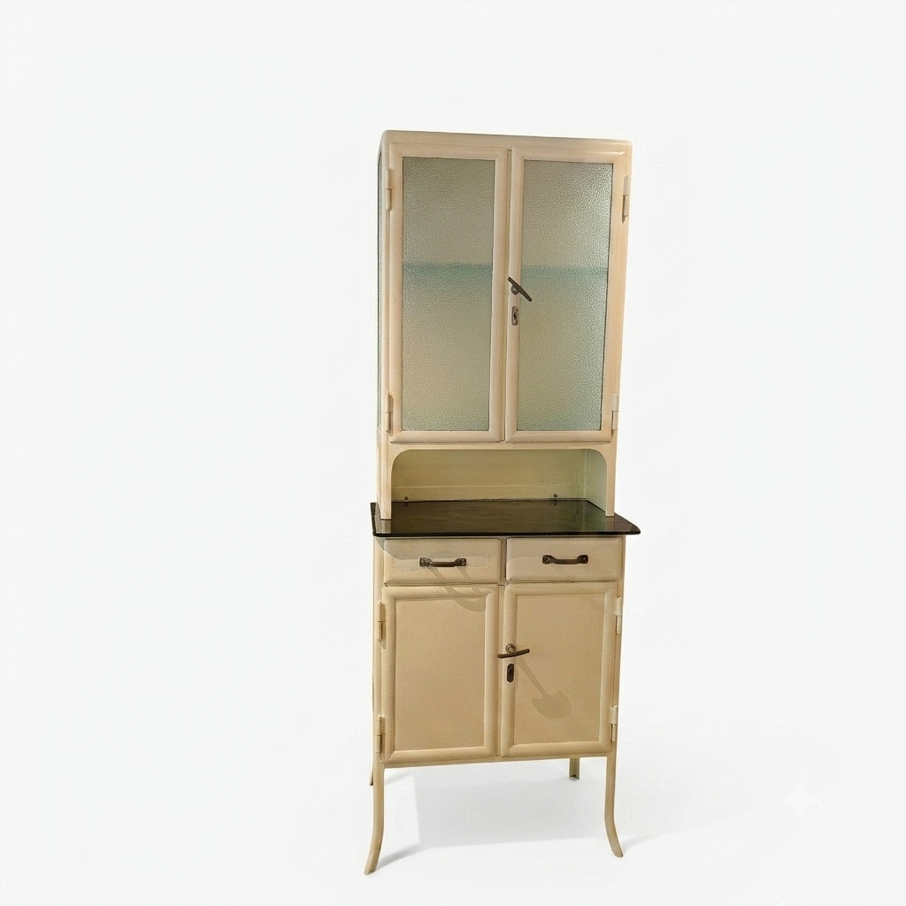 Mueble gabinete de médico años 1950s.