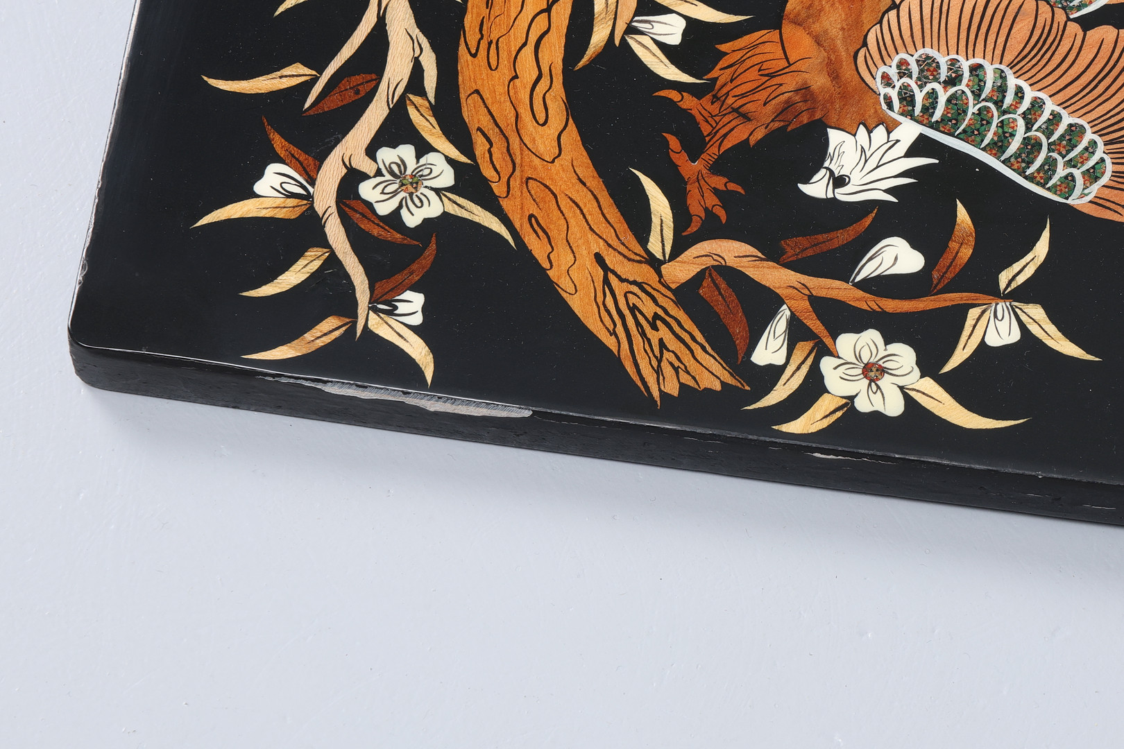 3 PERSIAN MOARAGH KARI MARQUETRY PANELS.