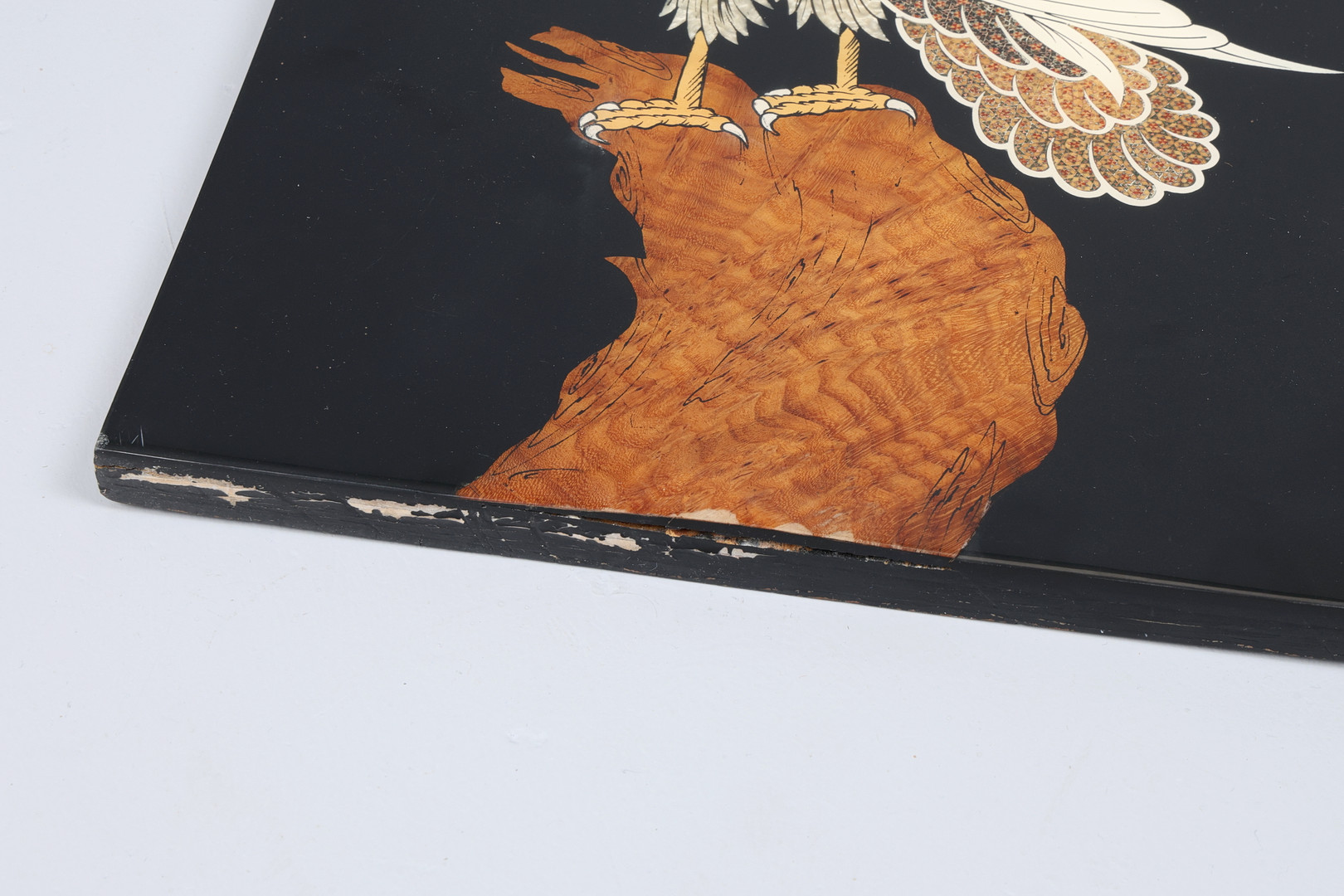 3 PERSIAN MOARAGH KARI MARQUETRY PANELS.