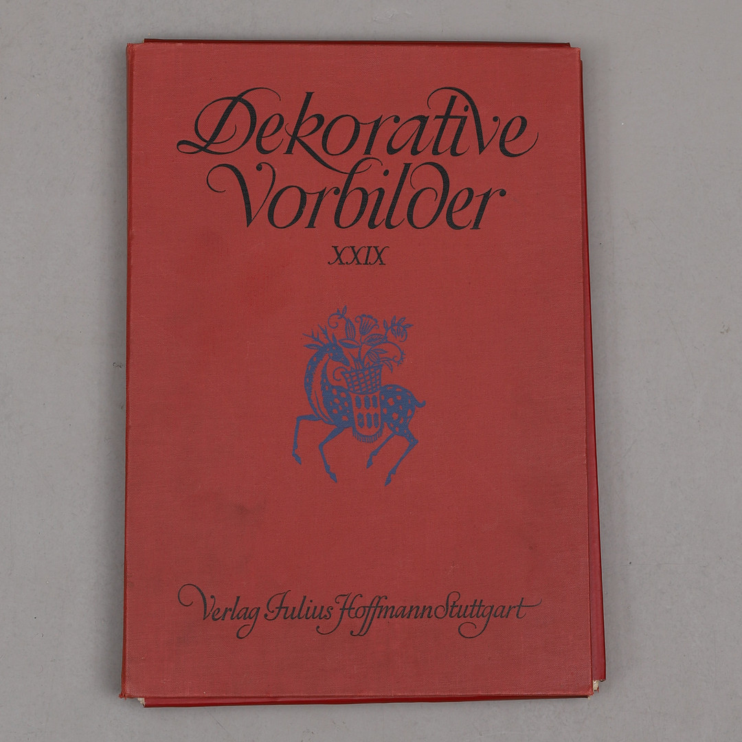 "DEKORATVIE VORBILDER" verlag Julius Hoffmann, Stuttgart XXIX 1928. 1,2,3,4.