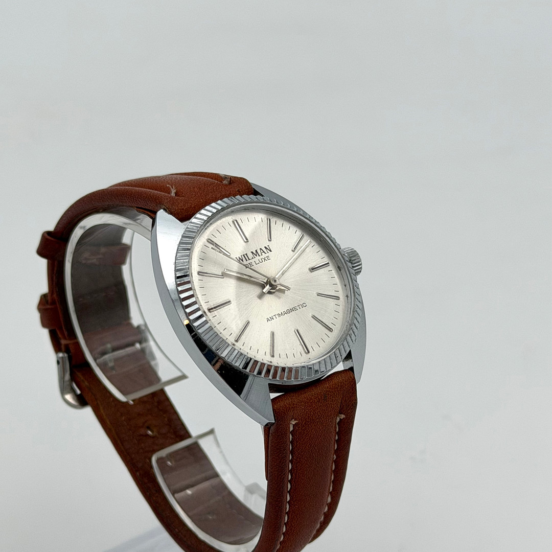 WILMAN DE LUXE, armbandsur, 1970/80-tal, manuell, stål.