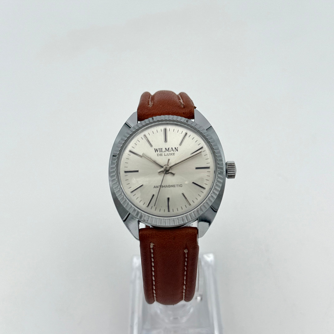 WILMAN DE LUXE, armbandsur, 1970/80-tal, manuell, stål.