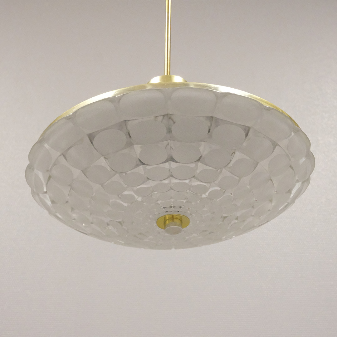 TAKLAMPA, GLAS OCH MÄSSING, 1970-TAL.