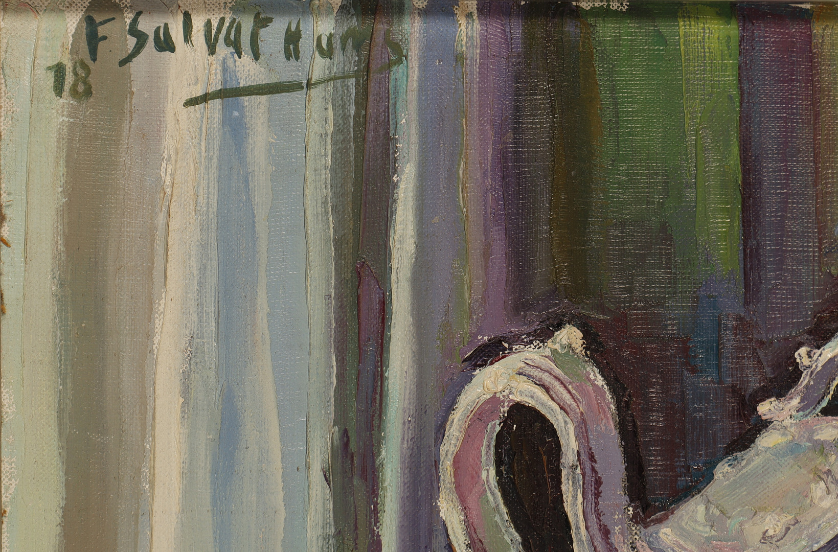FRANCISCA SALVAT HOMS. "Muñeca y abuelos".