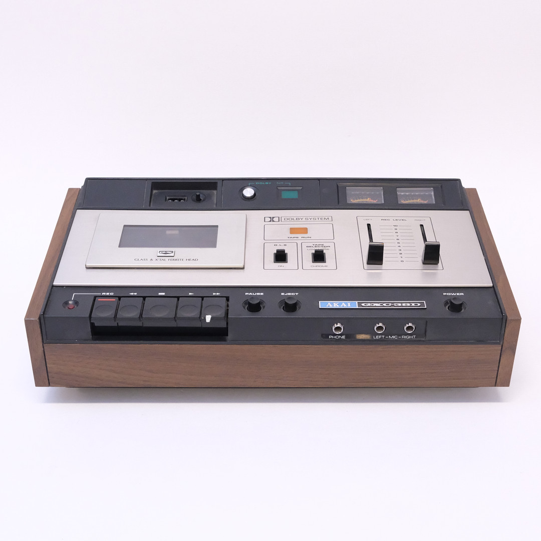 AKAI. STEREOKASSETTDÄCK. "GXC-38D". JAPAN, 1970-TAL.