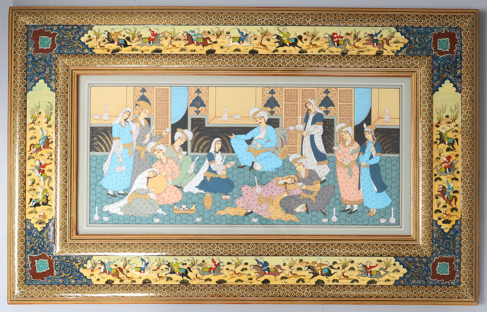 PERSIAN SCENE FROM THE "SHANAMEH".