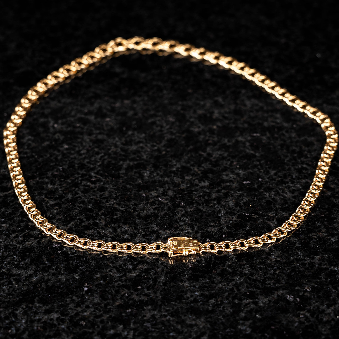 HALSBAND, Doserad Bismarck, 18K Guld, 1900-tal.