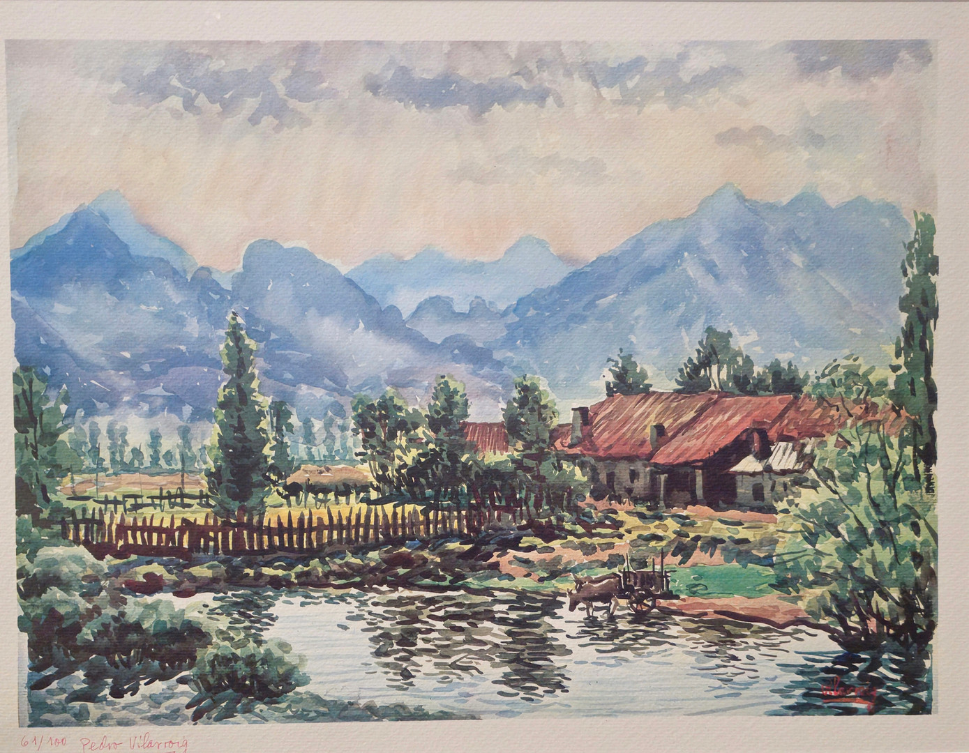 PEDRO VILARROIG. Paisaje.