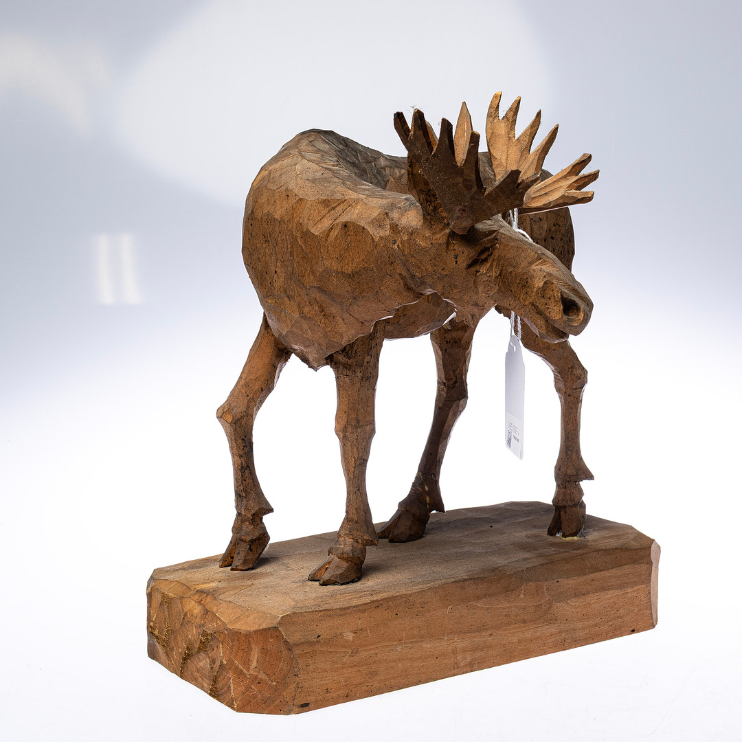 WERNER SJÖBERG, Skulptur, älg.