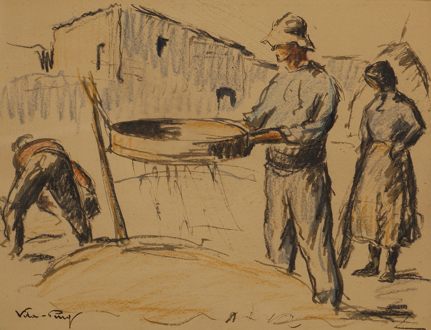 JOAN VILA PUIG. Campesinos.